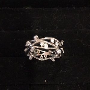 Sterling silver and CZ rings - various sizes
